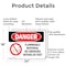 Signmission Flammable Material No Smoking Within 20 Feet Danger Sign, Aluminum, 24in W x 18in L, 2PK OS-2PACK-DS-A-1824-L-1248 - alternate 5